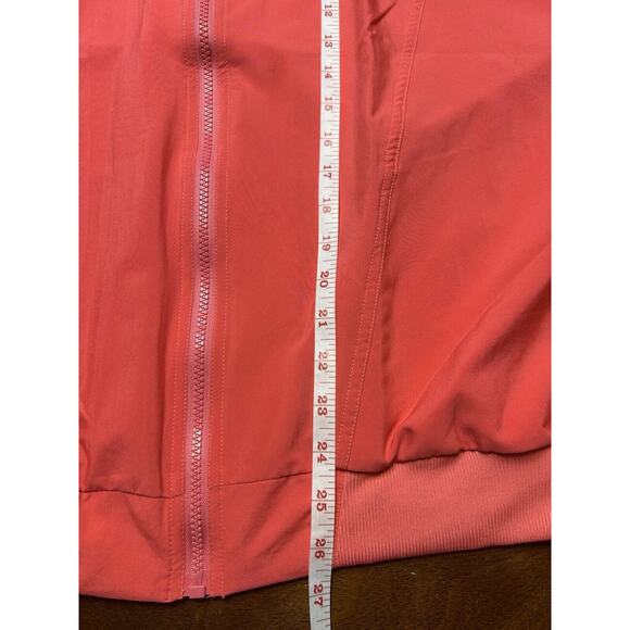VTG 1993 Prince Tennis Salmon Pink Lightweight Zip Up Windbreaker Size L NWT - Picture 8 of 13